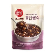 CJ 햇반 소프트밀 통단팥죽 420g