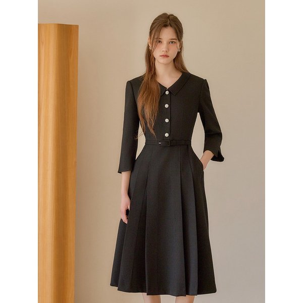 [Y]SS Calla138 쉬비긴즈 마치 트위드 원피스 블랙