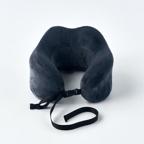 PESPES. 돌돌 말리는 여행용 목베개 벨벳차콜