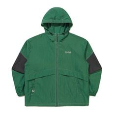 [공식]컬러 블록 후드 자켓 GREEN