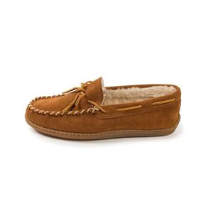 미국 미네통카 모카신 Minnetonka Mens Pile Lined Hardsole Slipper 1426114