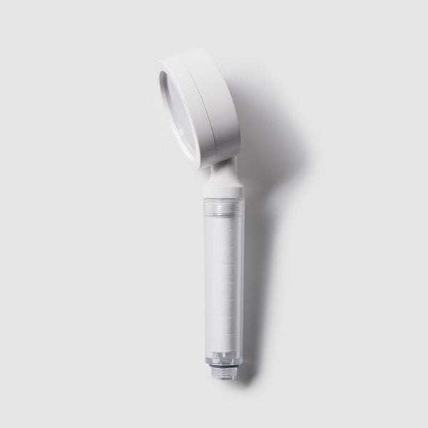 필터 교체형 수압 센 샤워헤드 화이트 J73N901165400