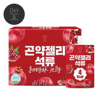 참앤들황토농원 데이앤 곤약젤리 석류 130ml x 10팩 1박스