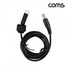 IF983 Coms USB3.1(TypeC)노트북전원변환케이블(PDtoDC4.5/3.0),충전,젠더,1.5m