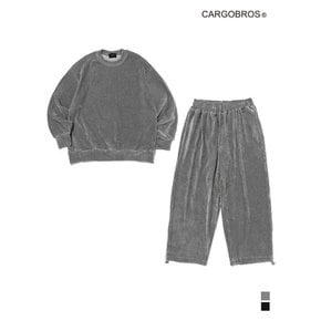 CB CORDUROY SWEAT SETUP (GRAY)