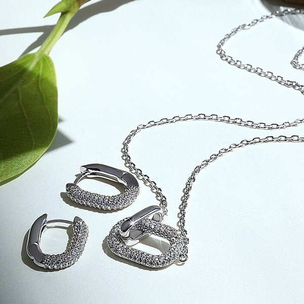 14K G.F 귀걸이/목걸이 에르넬 SET SET0115