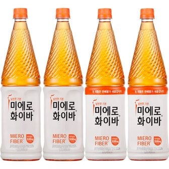  미에로 화이바 1.2L x 2페트(증정/일반)랜덤발송 식이섬유 음료