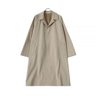 오라리 오라리 WASHED FINX CHAMBRAY SOUTIEN COLLAR COAT BEIGE (A22SC01FR) (샴브레이 수티엥