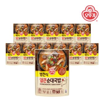 오뚜기 병천 얼큰순대국밥 500g x 12개(1박스)