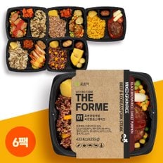 포르미 더포르미 6종6팩 맛있는 다이어트 식단 아침 점심 간편 식사 직장인 냉동 도시락