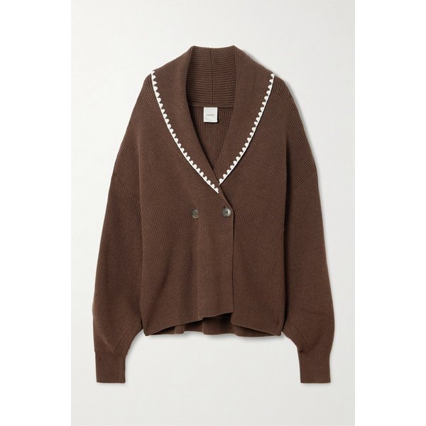 발리 토틀리 자수 리브 니트 가디건 46376663162924519