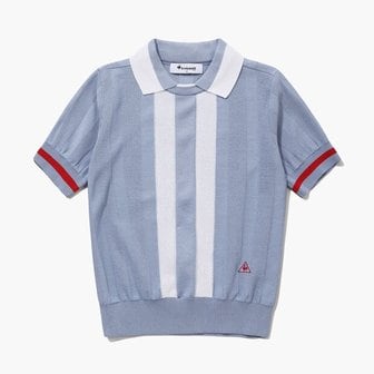 르꼬끄골프 [여주점] 여성 라인 포인트 반팔 카라 스웨터 GQ122LKP32 BBBL