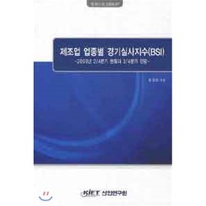 제조업 업종별 경기실사지수 (BSI) : 2008년 2/4분기 현황과 3/4분기 전망