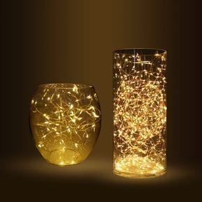 잔치소품 캠핑 전구 가랜드 LED 와이어 조명 램프 2M
