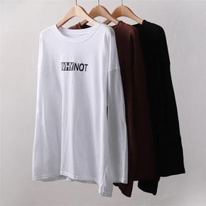 빅사이즈사랑해요 A374L008 와이낫커버싱글긴팔티 NS (S5882301)
