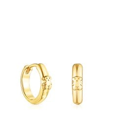 Silver Vermeil TOUS Basics bear Hoop earrings/귀걸이/011183530