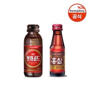 광동 쌍화골드 100ml x 20병+진홍삼골드 100ml x 20병