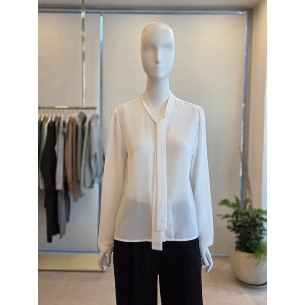 [여주점] [더 아이잗] 여성 쉬폰 타이 블라우스(IRBM0BL791)
