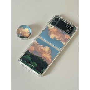 Cloud Z flip case (Jell-hard case)