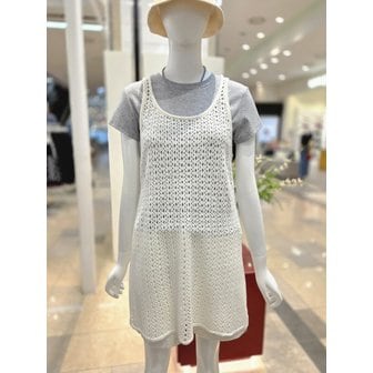 올리브데올리브 [여주점] 올리브데올리 여성 펀칭 니트 레이어드 티셔츠 YW5ME316