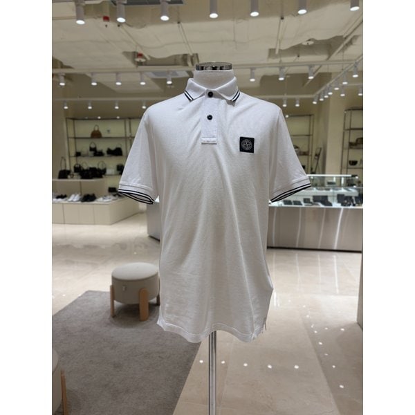 [부산점] 남성 오가닉 코튼 슬림핏 반팔 폴로 티셔츠 2200010-S0018-V1001