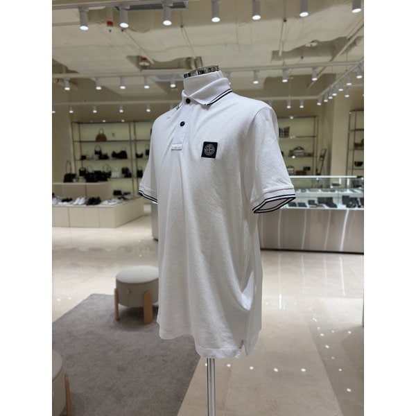 [부산점] 남성 오가닉 코튼 슬림핏 반팔 폴로 티셔츠 2200010-S0018-V1001