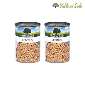 코렉스 발레델솔레 렌틸콩 통조림 400g X 2개[36042405]