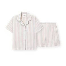 여성 G104 셀레스트 반소매 상하