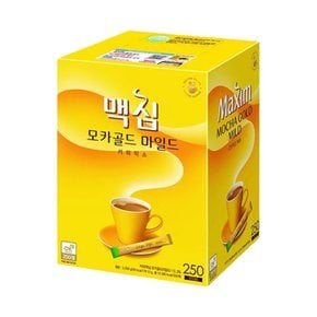 맥심 모카골드 마일드 커피믹스 250T 4개 1박스 대용량 인스턴트커피