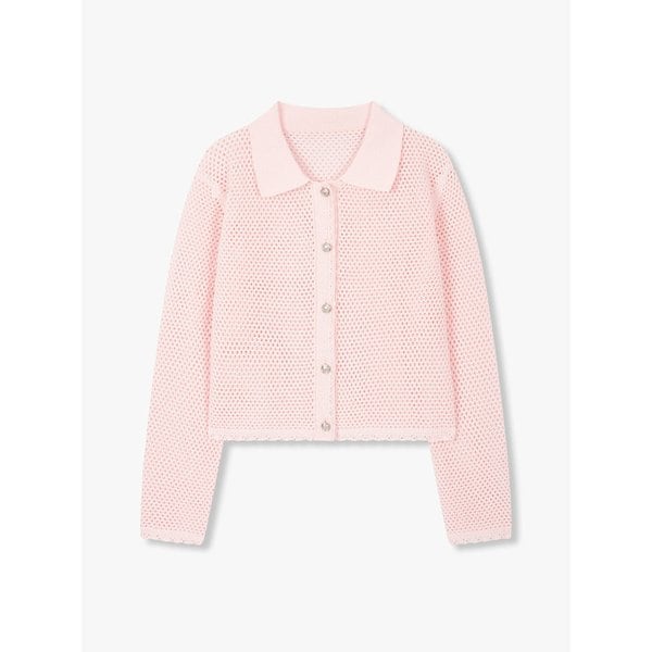 오션 스칼럽 니트 _핑크 7215250301