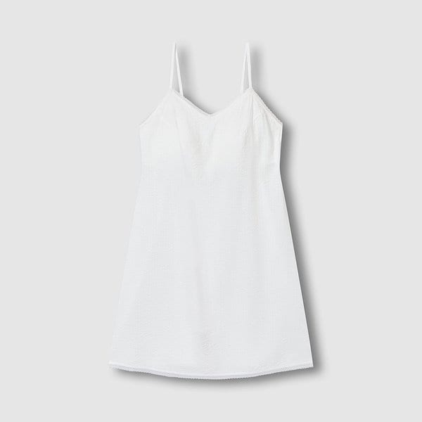 여 코튼 레이온 슬립 원피스 J426201006001