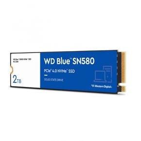 웨스턴 디지털 SSD 2TB WD 블루 SN580 M.2-2280 NVMe WDS200T3B0E-EC 웨스턴 디지털 내장