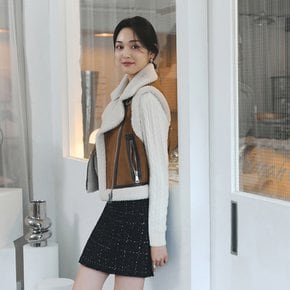 [24 F/W] 잇미샤 에코 무스탕 베스트 ITOAZFV700