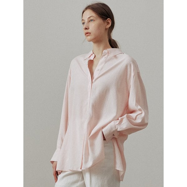 린넨 오버사이즈 투웨이 셔츠_3COLORS