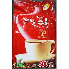 탕비실 식당용 식재료 맥심커피(오리지날 손님대접 500g)