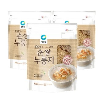 청정원 순쌀 누룽지 500g X 3개