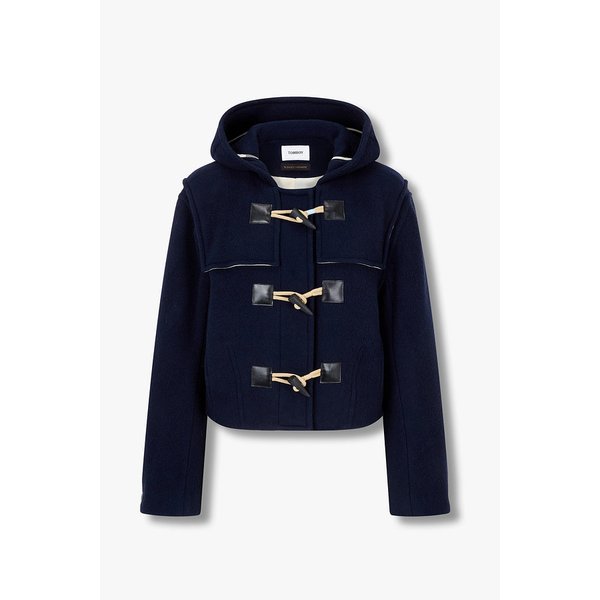 토글장식 후디 크롭 코트 9105413C01085