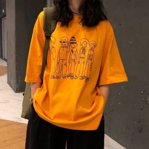 여성반팔 반팔티 피플 루즈 박스 티셔츠 나시티 크롭티 여성티셔츠