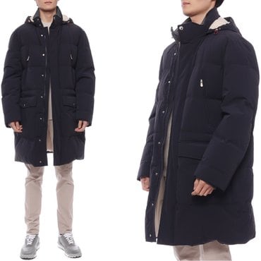 브루넬로쿠치넬리 24FW 남성 디태처블 후드 다운 롱패딩 (MM4911827 CZV03 24F)