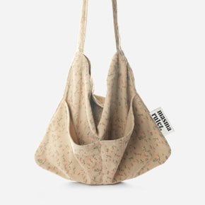 Rabbit eco bag_Cob pink flower