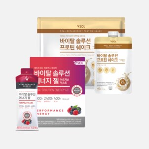바이탈솔루션 바이탈 솔루션 프로틴 쉐이크 + 에너지 젤 아르지닌 부스트