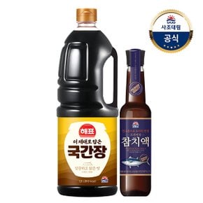 [사조대림] 더제대로담은 국간장 1.8L x1개 +프리미엄참치액550ml x1개