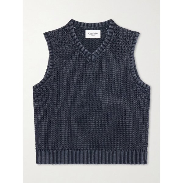 코리더 오픈 니트 코튼 베스트 46376663163008718