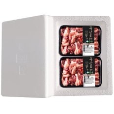 국내산 한돈 돼지갈비 세트1호 500gx3개 냉동 총1.5kg 부직포가방 포함