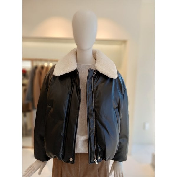 [여주점] 씨씨콜렉트 레더퍼카라덕다운점퍼E254psg175