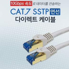UTP CAT.7 SSTP다이렉트랜케이블선 2M 10G UTP패치 랜