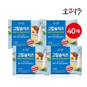 덴마크 소와나무 고칼슘 치즈 180g 40매 (10매x4개)