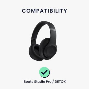 kwmobile 2x 헤드폰 커버- Beats Studio Pro/DETOX 지원