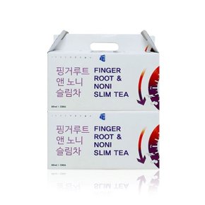 산해랑 국내산 핑거루트 노니 슬림차 80ml x 66포 (WDE058B)