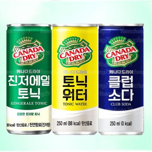 캐나다 진저에일/토닉워터/클럽소다 250ml x 60캔 택1(1)